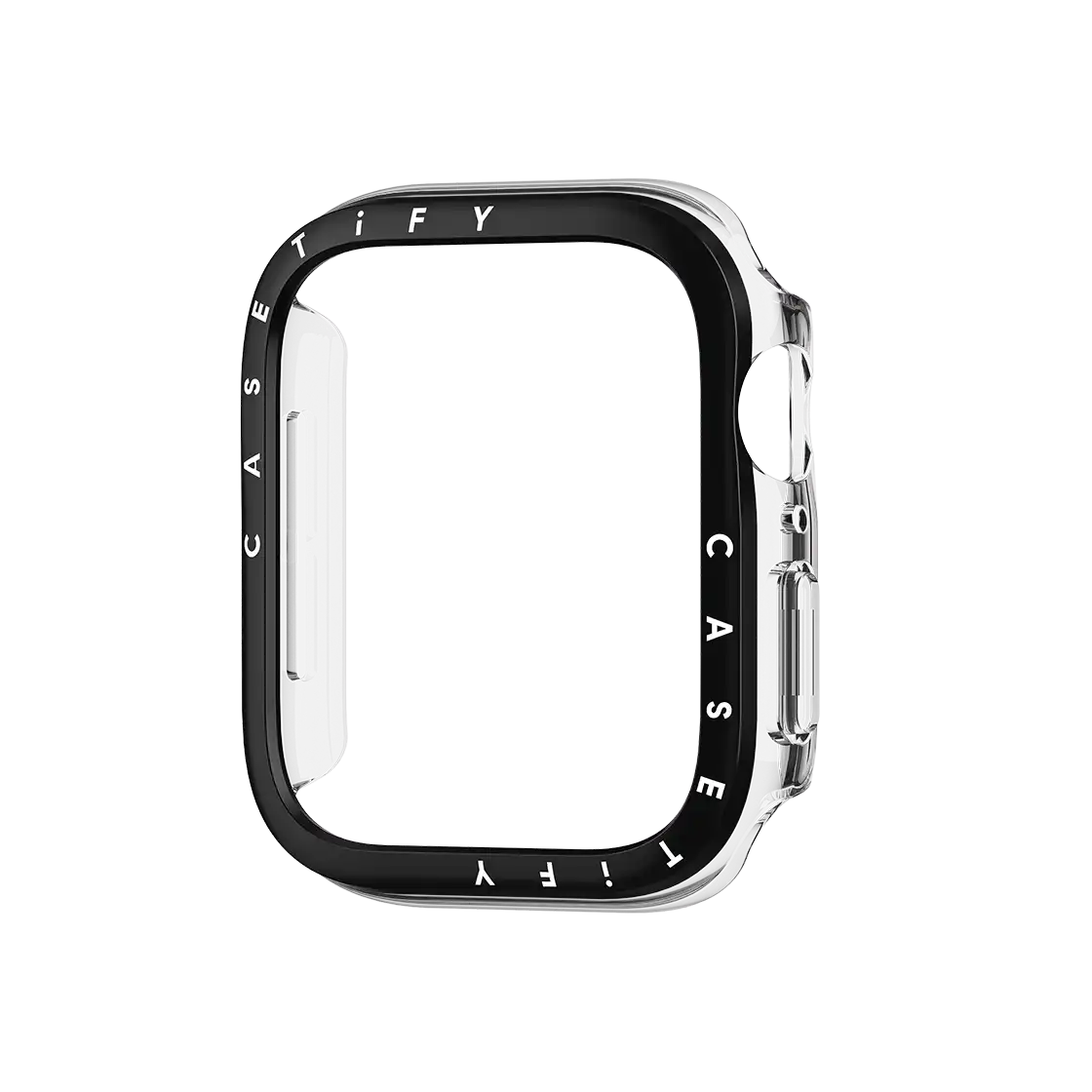 Metallic Impact Case with Screen Protector - Black