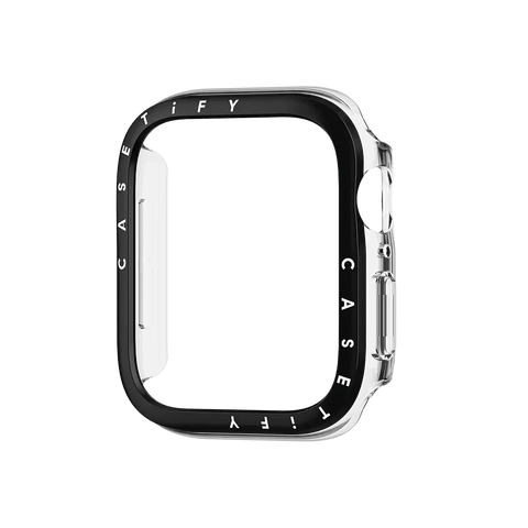 Metallic Impact Case with Screen Protector - Black