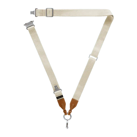 Utility Cross-body Lanyard with Earbuds Leather Case