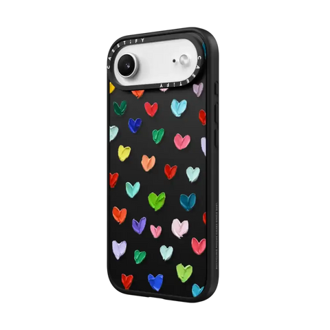 Polka Daub Hearts