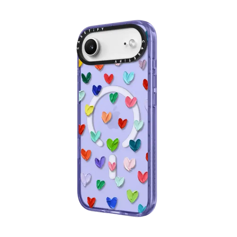Polka Daub Hearts