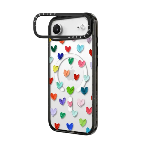 Polka Daub Hearts