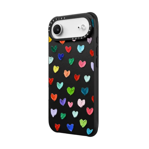Polka Daub Hearts