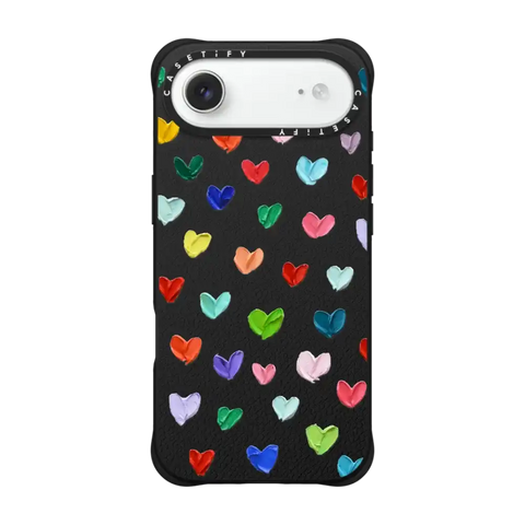 Polka Daub Hearts