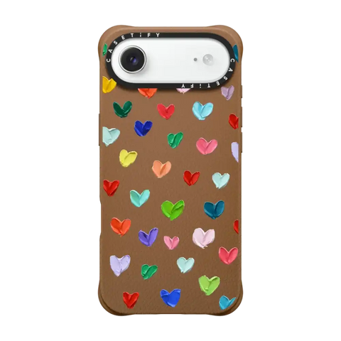 Polka Daub Hearts