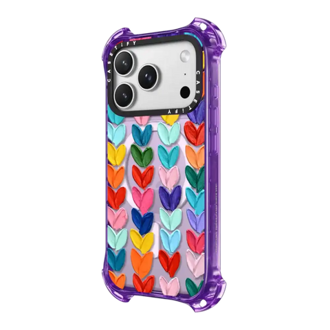 Clear Polka Daub Hearts