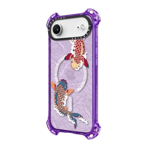 koi fish Japanese tattoo style transparent pattern