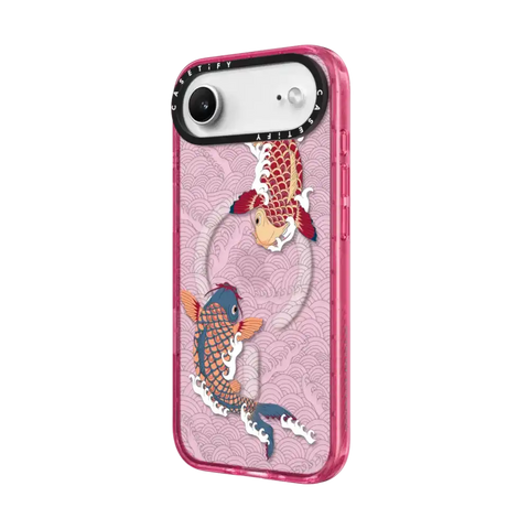 koi fish Japanese tattoo style transparent pattern