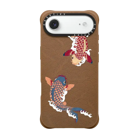 koi fish Japanese tattoo style transparent pattern