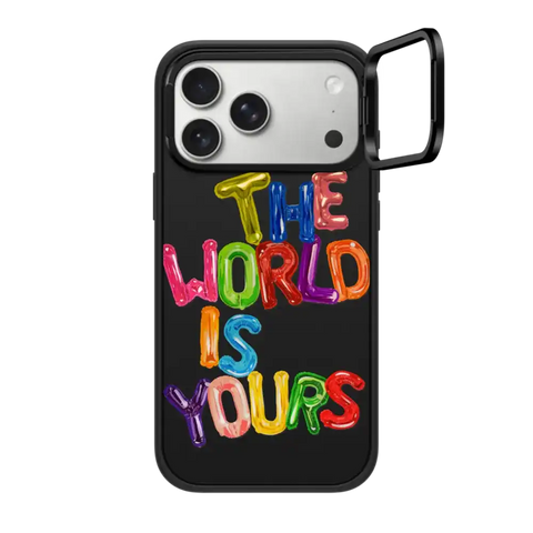 THE WORLD IS YOURS IPHONE CASE BY SUE TSAI