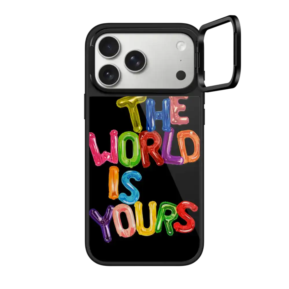 THE WORLD IS YOURS IPHONE CASE BY SUE TSAI