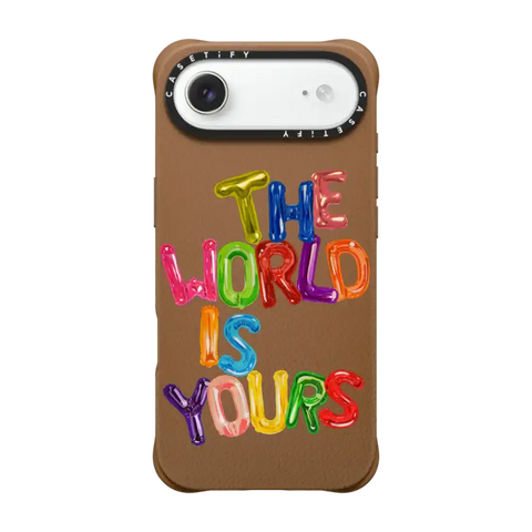 THE WORLD IS YOURS IPHONE CASE BY SUE TSAI