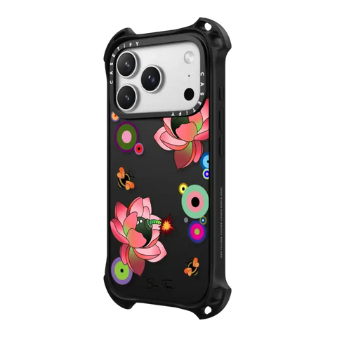PINK FLOWER BOMB IPHONE CASE BY SUE TSAI