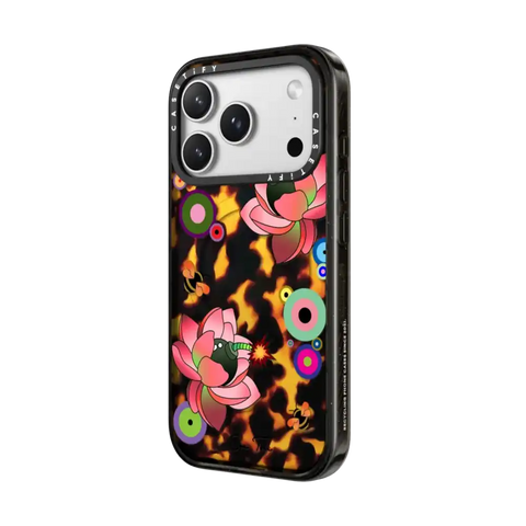 PINK FLOWER BOMB IPHONE CASE BY SUE TSAI
