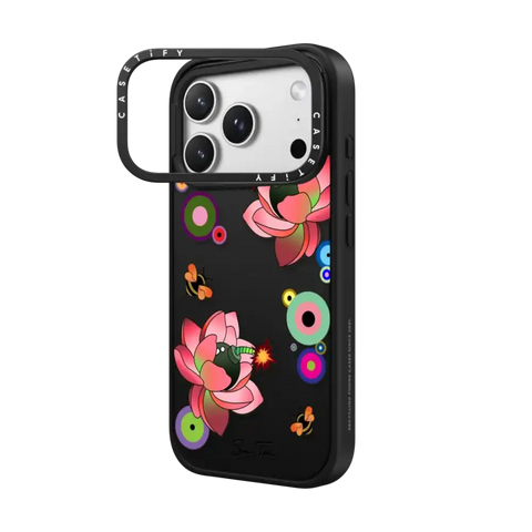 PINK FLOWER BOMB IPHONE CASE BY SUE TSAI