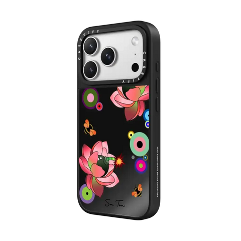PINK FLOWER BOMB IPHONE CASE BY SUE TSAI
