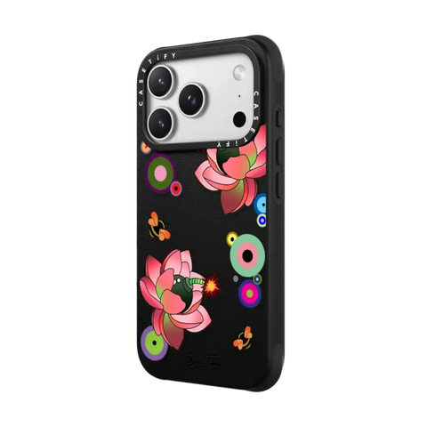 PINK FLOWER BOMB IPHONE CASE BY SUE TSAI