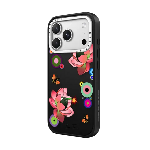 PINK FLOWER BOMB IPHONE CASE BY SUE TSAI