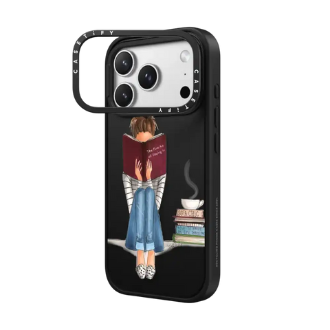 Girl Reading a Book (The Fine Art of Staying In)