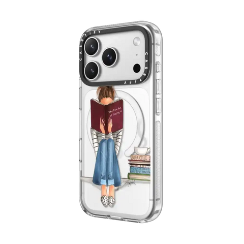 Girl Reading a Book (The Fine Art of Staying In)