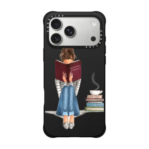 Girl Reading a Book (The Fine Art of Staying In)