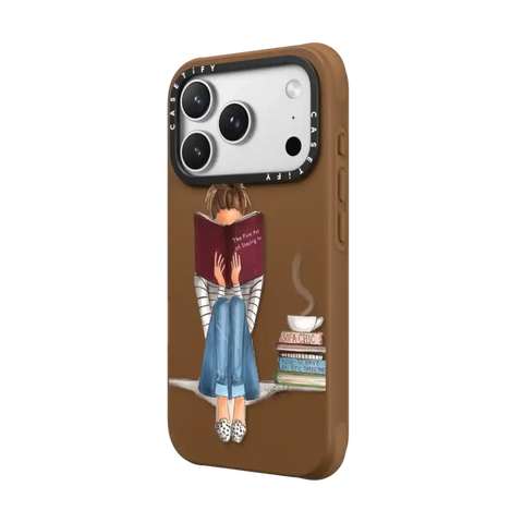 Girl Reading a Book (The Fine Art of Staying In)