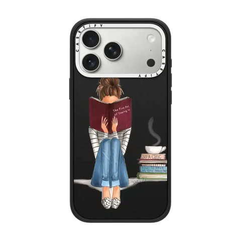 Girl Reading a Book (The Fine Art of Staying In)