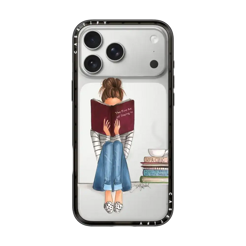 Girl Reading a Book (The Fine Art of Staying In)