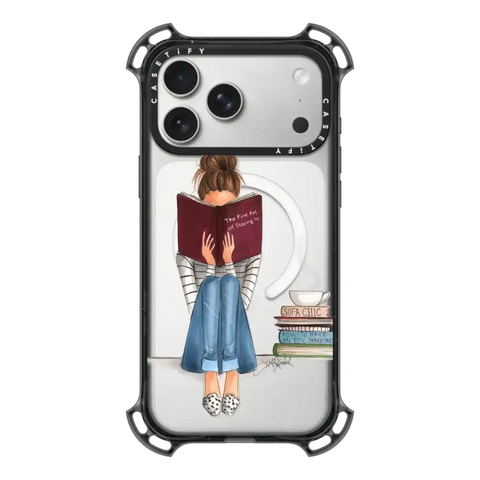 Girl Reading a Book (The Fine Art of Staying In)