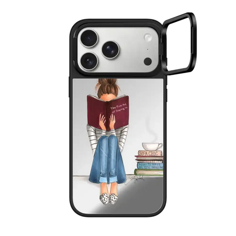 Girl Reading a Book (The Fine Art of Staying In)