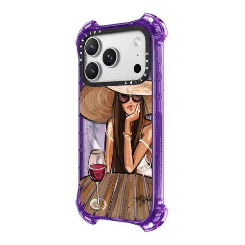 Dreamer with Red Wine (Fashion Illustration)