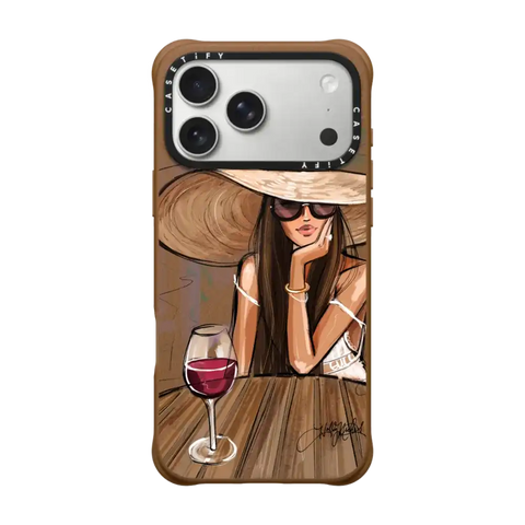 Dreamer with Red Wine (Fashion Illustration)