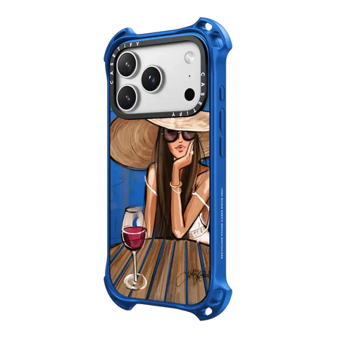 Dreamer with Red Wine (Fashion Illustration)