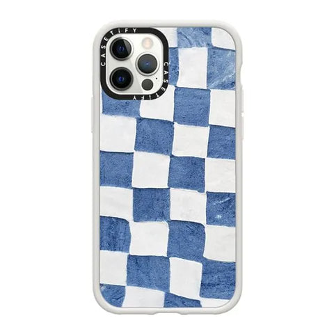 BLUE CHECKERS