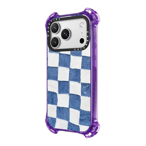 BLUE CHECKERS