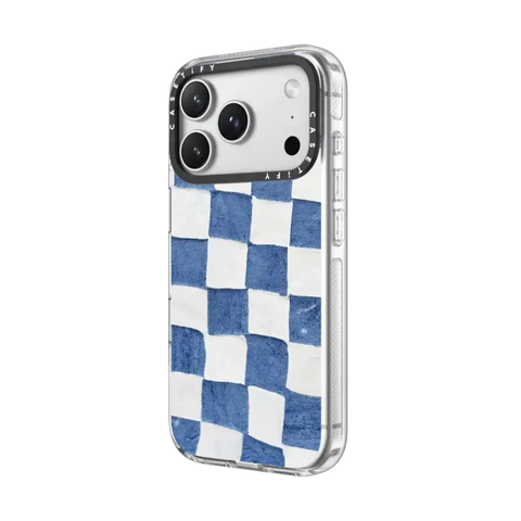BLUE CHECKERS