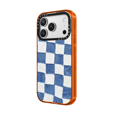 BLUE CHECKERS