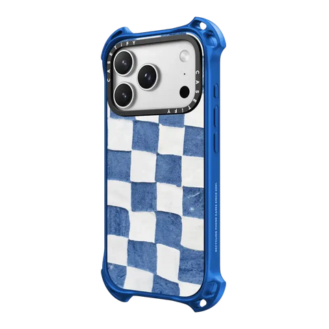 BLUE CHECKERS