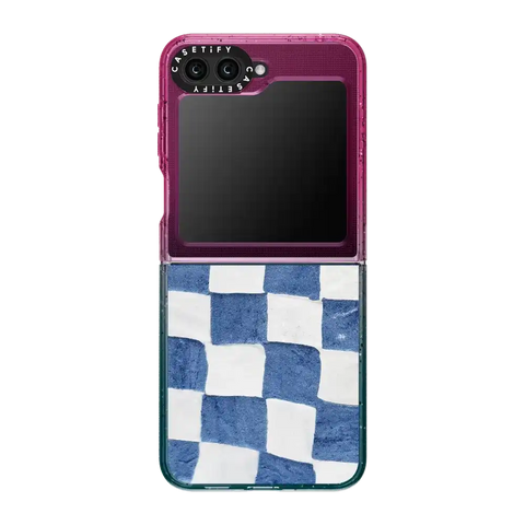 BLUE CHECKERS