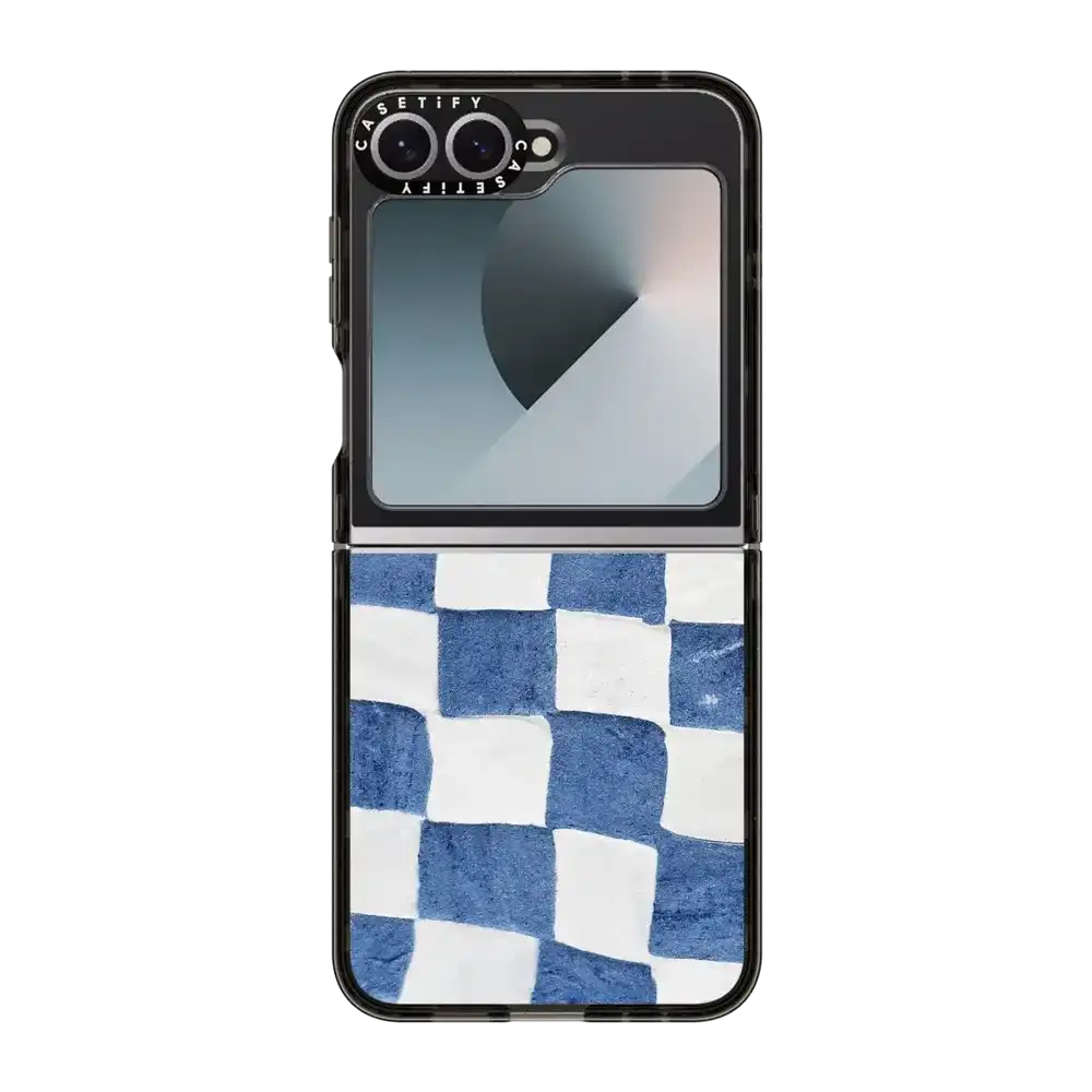 BLUE CHECKERS