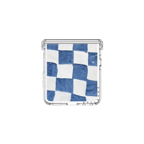 BLUE CHECKERS