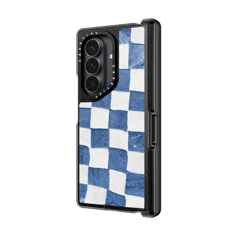 BLUE CHECKERS