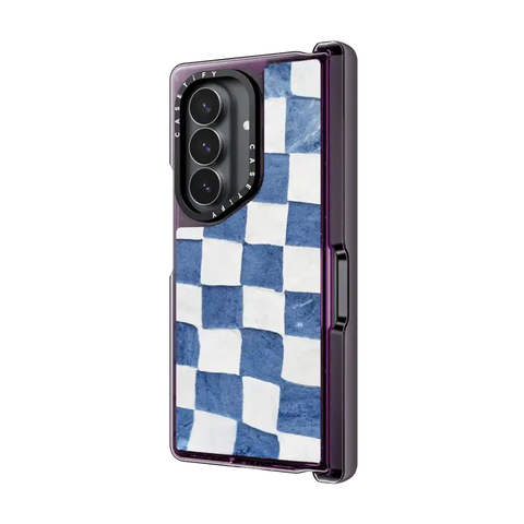 BLUE CHECKERS