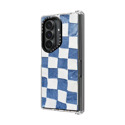 BLUE CHECKERS