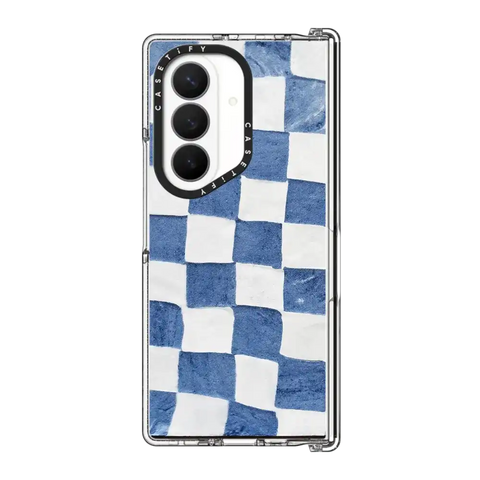 BLUE CHECKERS