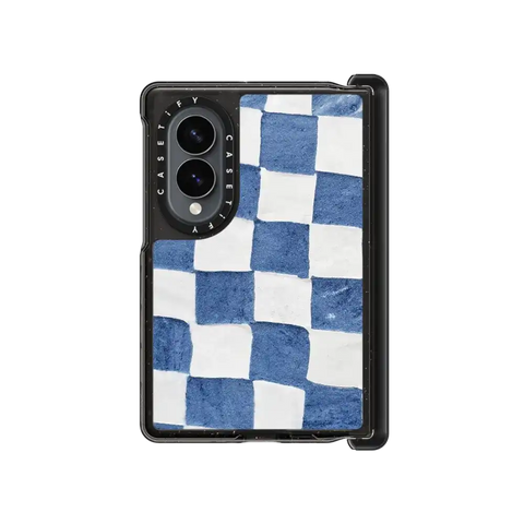 BLUE CHECKERS
