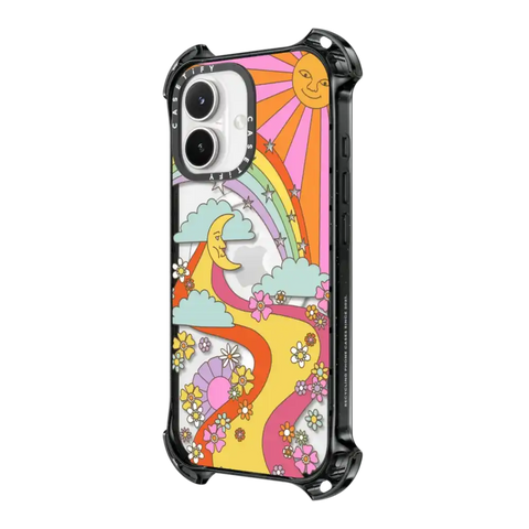 flower power retro hippie boho sixties pattern