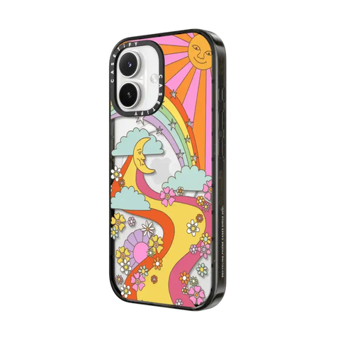 flower power retro hippie boho sixties pattern