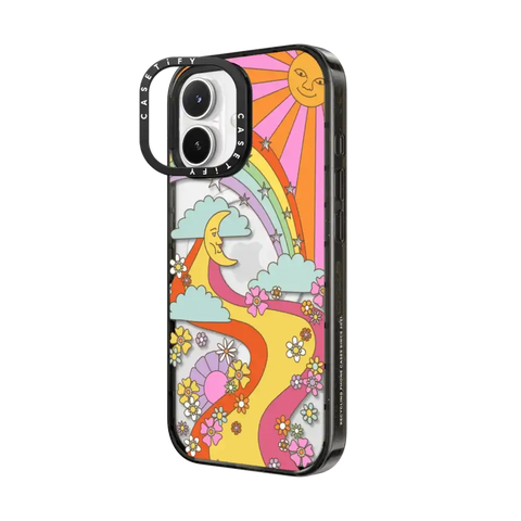 flower power retro hippie boho sixties pattern