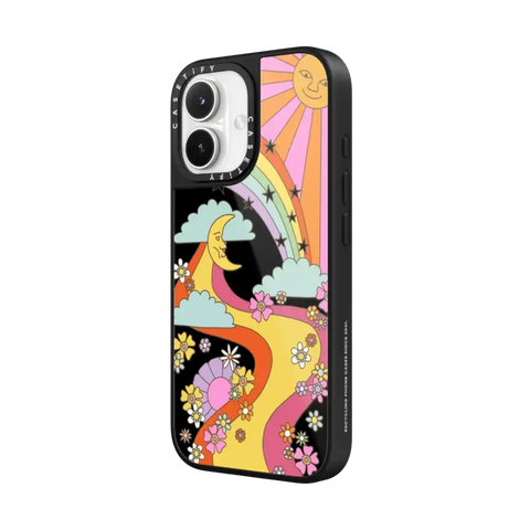 flower power retro hippie boho sixties pattern